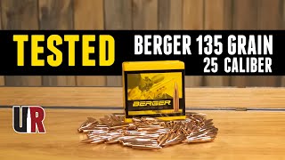 TESTED Berger 25 Cal 135gr Long Range Hybrid Target Bullets [upl. by Assinna]