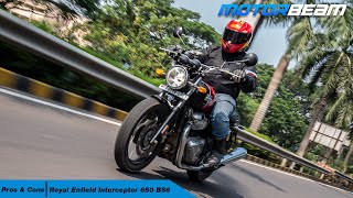 RE Interceptor 650 BS6  5 Pros amp 5 Cons  MotorBeam हिंदी [upl. by Aneez]