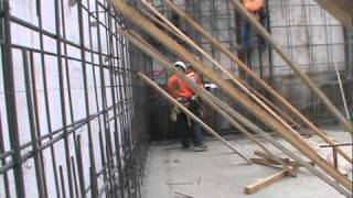 Rebar Cage for a Structural Shotcrete Wall [upl. by Ilana]