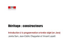 Héritage  constructeurs [upl. by Konstanze]