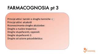 Principi attivi tanini e droghe tanniche VIDEO RIASSUNTO FARMACOGNOSIA GRATIS [upl. by Virgil]