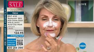 Beekman 1802 Milk Glaze Goat Milk Lactic Acid Clay Mask [upl. by Zwick]