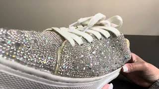 Betsey Johnson Rhinestone Sneakers [upl. by Ahscrop]