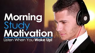 MORNING STUDY MOTIVATION  WAKE UP AND STUDY HARD Best Motivational Video for Success amp Study [upl. by Tomlinson]