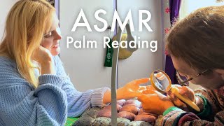 Palm reading ASMR with Gary Markwick Unintentional real person ASMR [upl. by Akim701]