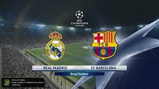 Pro Evolution Soccer 2016 PC GAMEPLAY FC Barcelona Vs Real Madrid 1080p 60fps [upl. by Eziechiele641]