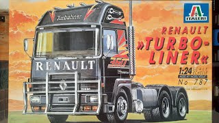 italeri 787 renault turboliner 124 renaulttrucks [upl. by Jos477]