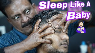 Cure Insomnia And Sleep Like A Baby  Big Eye Barber Doing Head amp Neck Massage ASMR  Lots Of Crack [upl. by Electra]