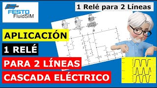 Fácil conexión de método por cascada especial 1 relé para 2 líneas o grupos de trabajo 😊👍 [upl. by Dena]