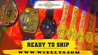 Unveiling Rare amp Exclusive Championship Belts Now In Stock [upl. by Lyrrehs]