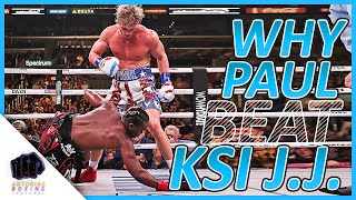 Why Logan Paul Beat KSI 2nd Fight 60 FPS  Artorias Boxing [upl. by Silvia]