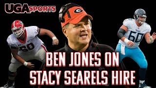 Ben Jones discusses new Georgia offensive line coach Stacy Searels as a coach and recruiter [upl. by Elijah]