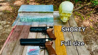 Huben GK1 Shorty VS Full Length VS ballistic Dummy Head POWER COMPARISON [upl. by Aramal303]