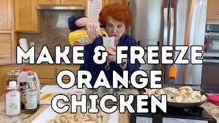 Make amp Freeze Orange Chicken [upl. by Caye721]