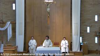 6124 Livestream Saturday 630P Mass St Gabriel [upl. by Enisaj]