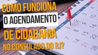 Como funciona o agendamento para cidadania italiana no Consulado do RJ na Prática [upl. by Yellac]