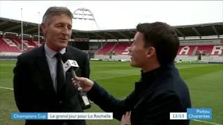 Interview de Vincent Merling avant le match Scarlets  Stade Rochelais [upl. by Blinny]