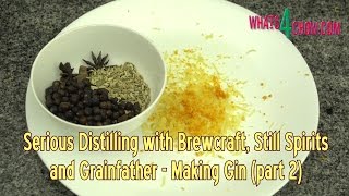 Serious Distilling with Brewcraft Still Spirits and Grainfather  Making Gin Part 2 [upl. by Ttnerb898]