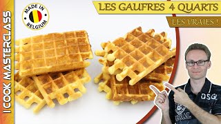 ✅ LES VÉRITABLES GAUFRES QUATRE QUARTS 44 🇧🇪 La meilleure recette de ces gaufres belges [upl. by Arand]