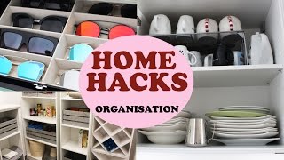 HOME HACKS mit einfachen Tricks Ordnung schaffen [upl. by Quintin]