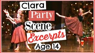 Clara Party Scene Excerpts Kathryn Morgan Age 14 Nutcracker [upl. by Madoc904]