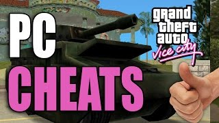 GTA Vice City Cheats 51 PC [upl. by Anaele]