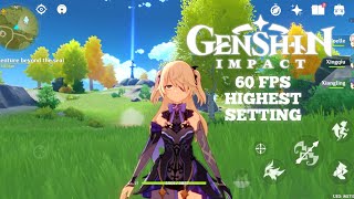 POCOPHONE F1  60 FPS HIGHEST SETTING  Genshin Impact 1 [upl. by Lemert863]