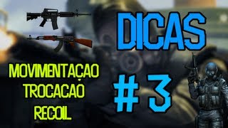 CF Dicas 3  AK47 e M4A1 Recoil Trocação e Movimentação [upl. by Etnaud]