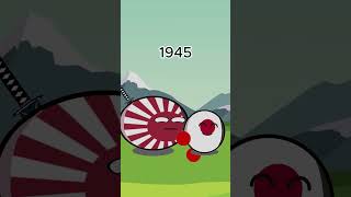 Empire of Japan and Japan now countryballs japan 1945 [upl. by Asetal940]