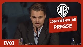 INCEPTION  Conférence de Presse VO  Leonardo DiCaprio  Christopher Nolan [upl. by Kiona]