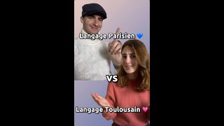 Le français parisien VS toulousain  accent vocabulaire prononciation BonjourFrench [upl. by Natloz975]