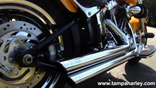 Used 2012 HarleyDavidson FLSTF Fat Boy with Vance amp Hines Exhaust [upl. by Bil435]