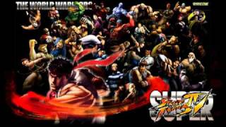 Super Street Fighter IV Character Select Arcade Theme Extended [upl. by Anirhtak]