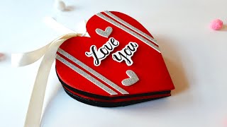 DIYValentines Day Gift for Boyfriend  Beautiful Handmade Gift idea  Handmade Cards  Tutorial [upl. by Philipines]