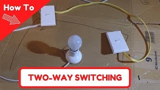 How To Wire a 2 Way Switch [upl. by Llenwad]