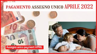 Come controllare la data del pagamento dellassegno unico nel mese di Aprile 2022  April Payment [upl. by Normi849]