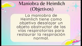 Maniobra de Heimlich [upl. by Amalbergas]