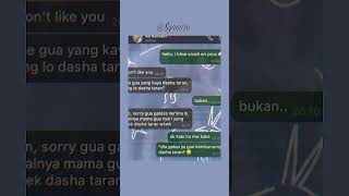 pov  dasha taran 😰 fyp 4u ifake fakechat berandayt shorts [upl. by Mazurek96]