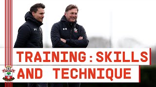 INSIDE TRAINING  Southampton begin preparation for Tottenham [upl. by Friedrick]