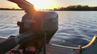 1997 Evinrude 15hp outboard motor [upl. by Odlanyer309]