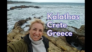 Kalathas near Chania Crete Greece 2021 december [upl. by Peterec]