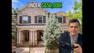 North Druid Hills Townhome  Full Atlanta Home Tour  Under 650000 [upl. by Eiliah895]