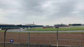 NEW F2 car OR BRAD PITT DRIVING around Silverstone [upl. by Teews]