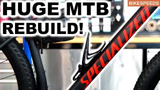 Specialized Epic Rebuild Mountain Bike Service Restoration [upl. by Kingston]