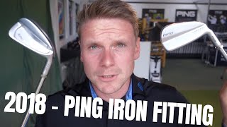 2018 PING IRON FITTING  AT THE PING EUROPEAN FITTING CENTRE [upl. by Rawdin]