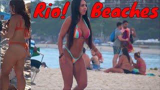 The most amazing beaches Rio de Janeiro Brazil Copacabana Ipanema Leblon [upl. by Anelahs354]