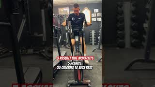 4 Assault Bike Workouts for your to try next time you’re in the gym boxingfitness airbike [upl. by Nylteak]