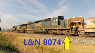 Rebuilt LampN 8074 on CSX 649 in Athens [upl. by Kelvin]