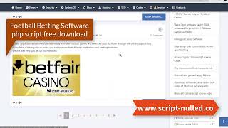 Football Betting Software php script free download [upl. by Perle568]