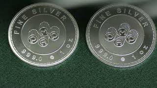 Two new 1OZ silver rounds from PAMP [upl. by Lerner559]